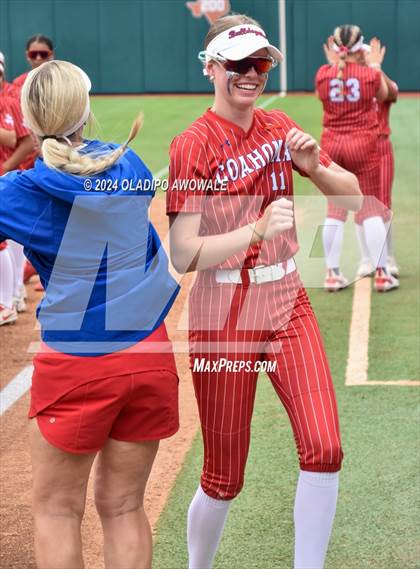 Thumbnail 3 in Grandview vs. Coahoma (UIL Softball 3A Final) photogallery.