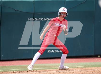 Thumbnail 3 in Grandview vs. Coahoma (UIL Softball 3A Final) photogallery.