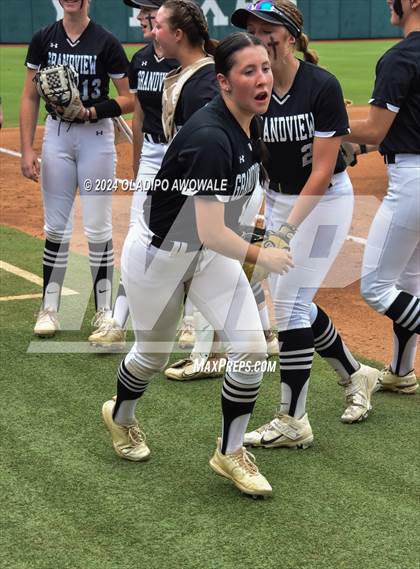 Thumbnail 3 in Grandview vs. Coahoma (UIL Softball 3A Final) photogallery.