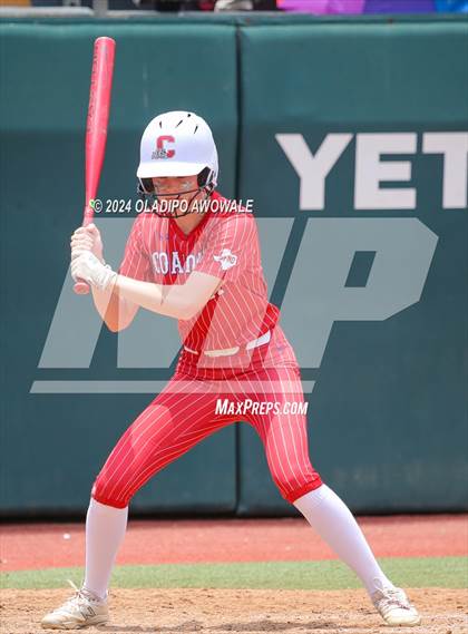 Thumbnail 1 in Grandview vs. Coahoma (UIL Softball 3A Final) photogallery.