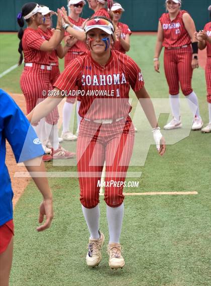 Thumbnail 3 in Grandview vs. Coahoma (UIL Softball 3A Final) photogallery.