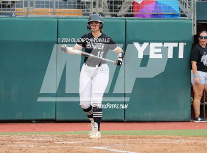 Thumbnail 3 in Grandview vs. Coahoma (UIL Softball 3A Final) photogallery.