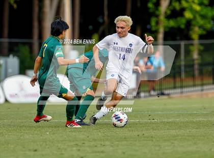Thumbnail 2 in Holy Spirit Prep vs. Westminster Schools of Augusta (GIAA 3A Championship) photogallery.