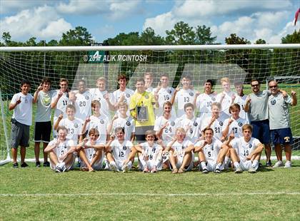 Thumbnail 1 in North Raleigh Christian Academy @ Ravenscroft (Ravenscroft Soccer Invitational - Championship Game) photogallery.