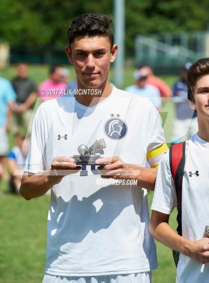 Thumbnail 1 in North Raleigh Christian Academy @ Ravenscroft (Ravenscroft Soccer Invitational - Championship Game) photogallery.