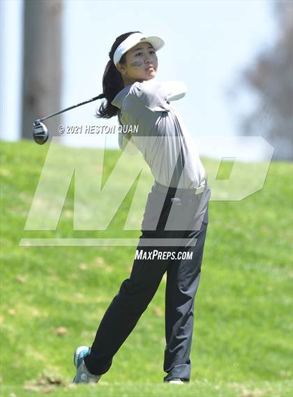 Thumbnail 3 in CIF-SS Girls D1 Team Golf Finals 1/2 photogallery.