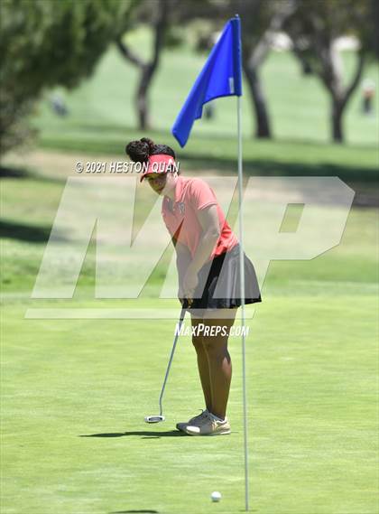 Thumbnail 1 in CIF-SS Girls D1 Team Golf Finals 1/2 photogallery.