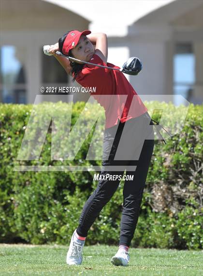 Thumbnail 1 in CIF-SS Girls D1 Team Golf Finals 1/2 photogallery.