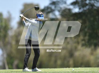 Thumbnail 3 in CIF-SS Girls D1 Team Golf Finals 1/2 photogallery.