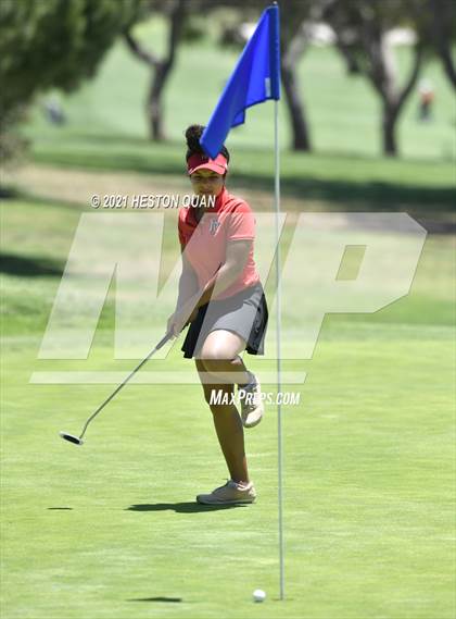 Thumbnail 2 in CIF-SS Girls D1 Team Golf Finals 1/2 photogallery.