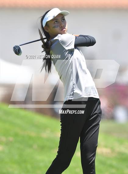 Thumbnail 3 in CIF-SS Girls D1 Team Golf Finals 1/2 photogallery.