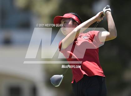 Thumbnail 2 in CIF-SS Girls D1 Team Golf Finals 1/2 photogallery.