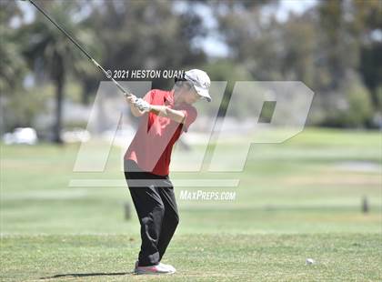 Thumbnail 3 in CIF-SS Girls D1 Team Golf Finals 1/2 photogallery.