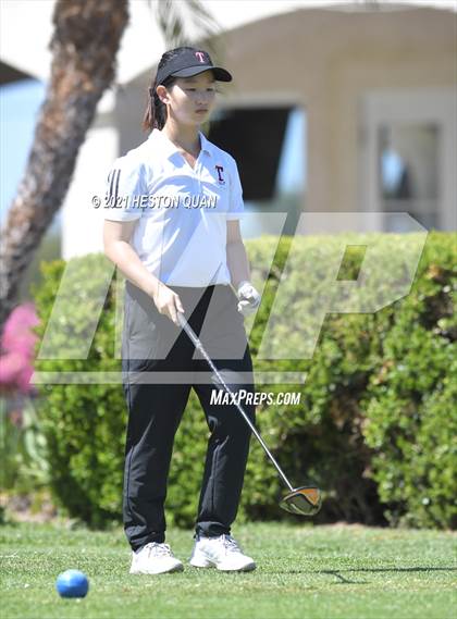 Thumbnail 3 in CIF-SS Girls D1 Team Golf Finals 1/2 photogallery.