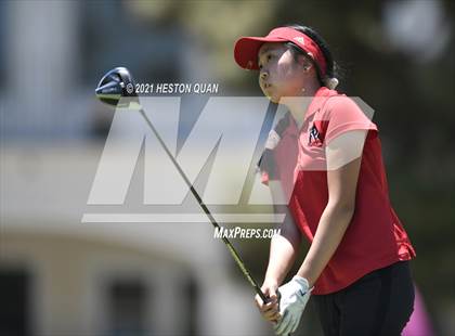 Thumbnail 1 in CIF-SS Girls D1 Team Golf Finals 1/2 photogallery.