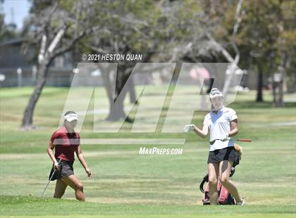 Thumbnail 3 in CIF-SS Girls D1 Team Golf Finals 1/2 photogallery.