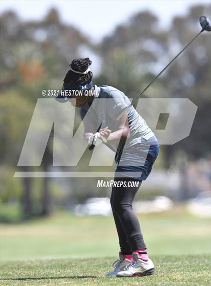 Thumbnail 2 in CIF-SS Girls D1 Team Golf Finals 1/2 photogallery.