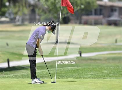 Thumbnail 3 in CIF-SS Girls D1 Team Golf Finals 1/2 photogallery.
