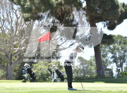 Thumbnail 3 in CIF-SS Girls D1 Team Golf Finals 1/2 photogallery.