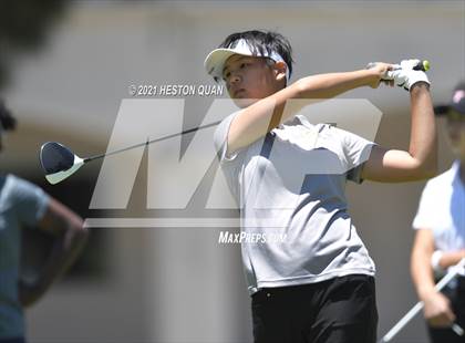 Thumbnail 2 in CIF-SS Girls D1 Team Golf Finals 1/2 photogallery.