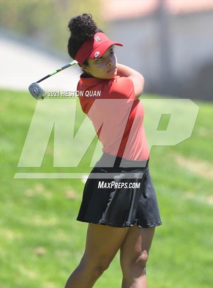 Thumbnail 3 in CIF-SS Girls D1 Team Golf Finals 1/2 photogallery.