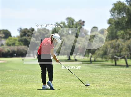 Thumbnail 3 in CIF-SS Girls D1 Team Golf Finals 1/2 photogallery.