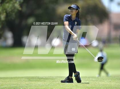 Thumbnail 2 in CIF-SS Girls D1 Team Golf Finals 1/2 photogallery.