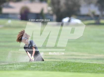 Thumbnail 3 in CIF-SS Girls D1 Team Golf Finals 1/2 photogallery.