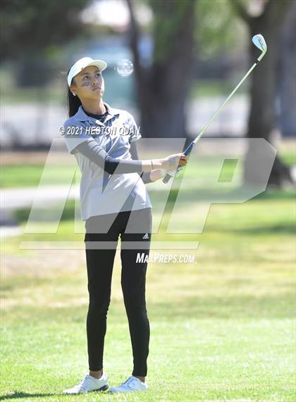 Thumbnail 2 in CIF-SS Girls D1 Team Golf Finals 1/2 photogallery.