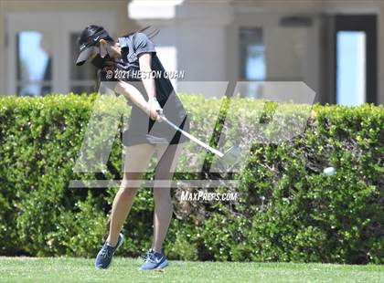 Thumbnail 2 in CIF-SS Girls D1 Team Golf Finals 1/2 photogallery.