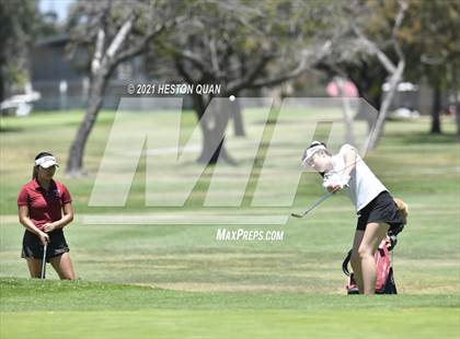 Thumbnail 3 in CIF-SS Girls D1 Team Golf Finals 1/2 photogallery.