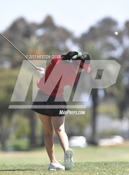 Thumbnail 1 in CIF-SS Girls D1 Team Golf Finals 1/2 photogallery.