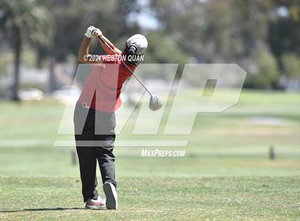 Thumbnail 2 in CIF-SS Girls D1 Team Golf Finals 1/2 photogallery.