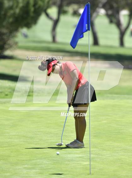 Thumbnail 2 in CIF-SS Girls D1 Team Golf Finals 1/2 photogallery.