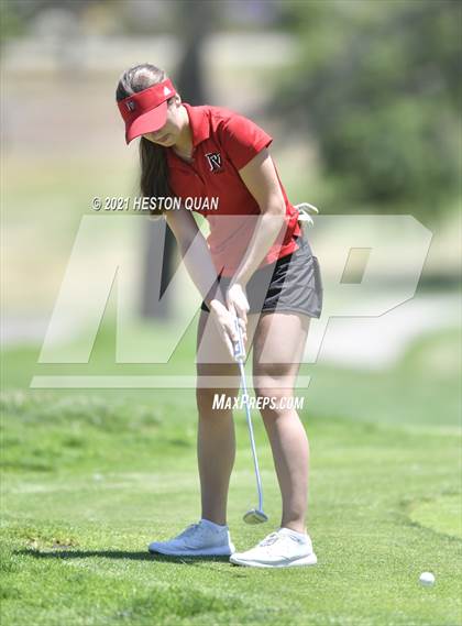 Thumbnail 2 in CIF-SS Girls D1 Team Golf Finals 1/2 photogallery.