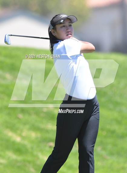 Thumbnail 2 in CIF-SS Girls D1 Team Golf Finals 1/2 photogallery.