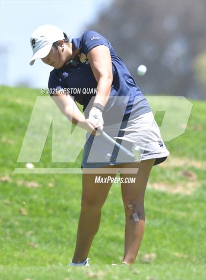 Thumbnail 3 in CIF-SS Girls D1 Team Golf Finals 1/2 photogallery.