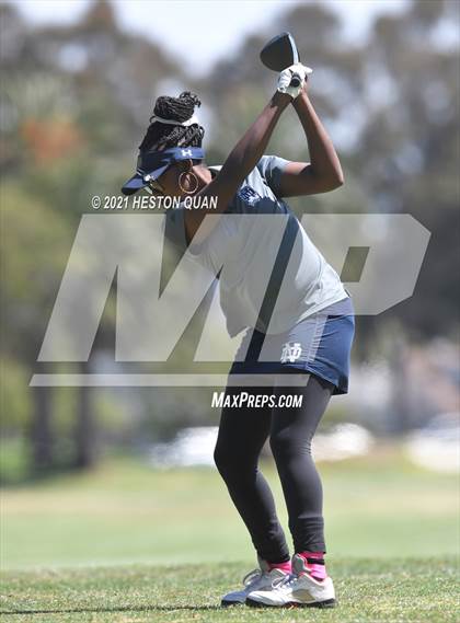 Thumbnail 1 in CIF-SS Girls D1 Team Golf Finals 1/2 photogallery.