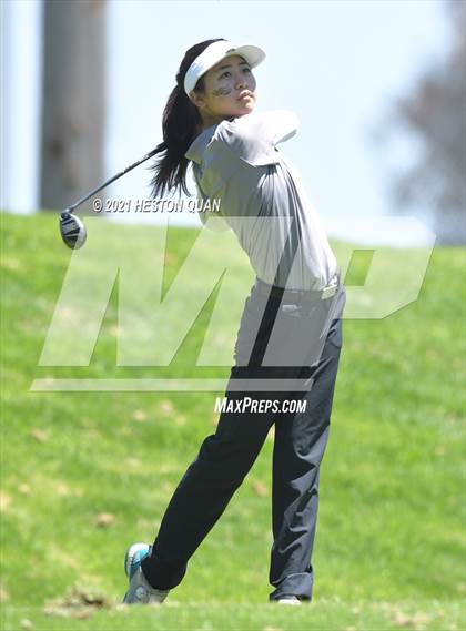 Thumbnail 2 in CIF-SS Girls D1 Team Golf Finals 1/2 photogallery.