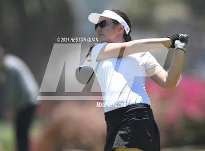Thumbnail 2 in CIF-SS Girls D1 Team Golf Finals 1/2 photogallery.