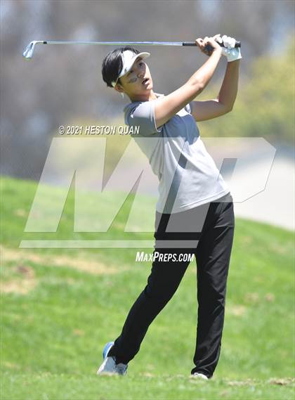 Thumbnail 2 in CIF-SS Girls D1 Team Golf Finals 1/2 photogallery.