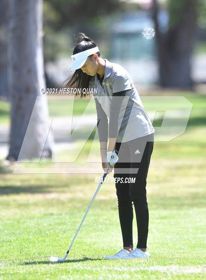 Thumbnail 3 in CIF-SS Girls D1 Team Golf Finals 1/2 photogallery.