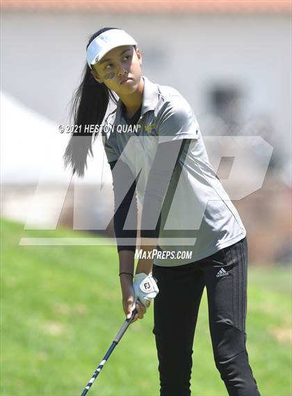 Thumbnail 3 in CIF-SS Girls D1 Team Golf Finals 1/2 photogallery.