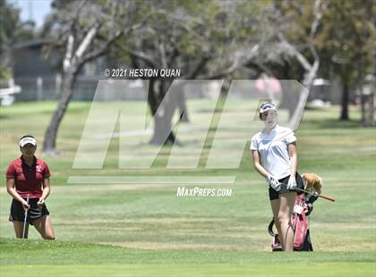 Thumbnail 2 in CIF-SS Girls D1 Team Golf Finals 1/2 photogallery.
