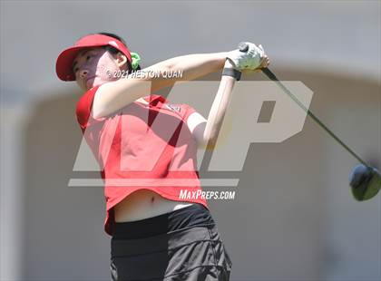 Thumbnail 3 in CIF-SS Girls D1 Team Golf Finals 1/2 photogallery.