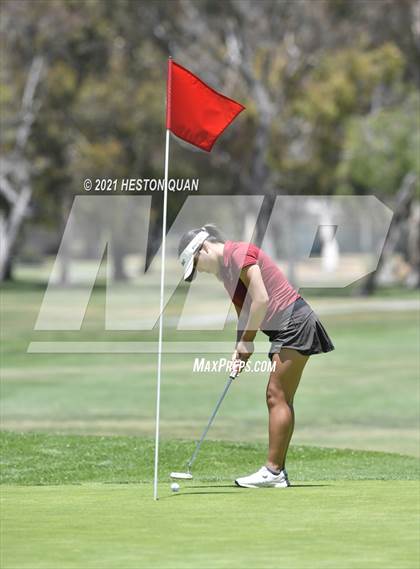 Thumbnail 3 in CIF-SS Girls D1 Team Golf Finals 1/2 photogallery.