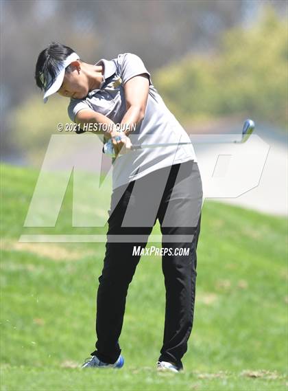 Thumbnail 2 in CIF-SS Girls D1 Team Golf Finals 1/2 photogallery.