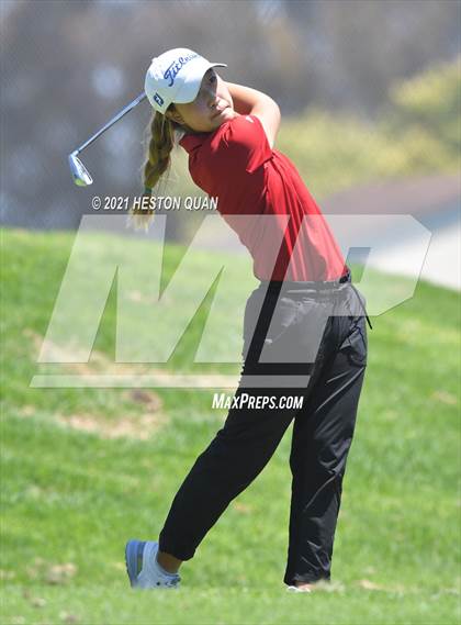 Thumbnail 2 in CIF-SS Girls D1 Team Golf Finals 1/2 photogallery.