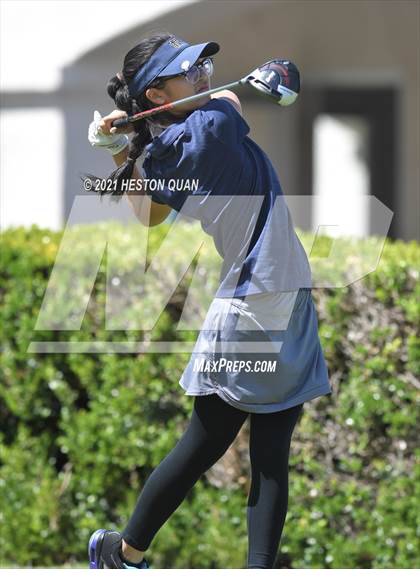 Thumbnail 2 in CIF-SS Girls D1 Team Golf Finals 1/2 photogallery.