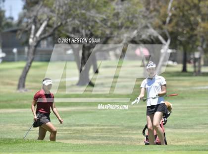 Thumbnail 2 in CIF-SS Girls D1 Team Golf Finals 1/2 photogallery.